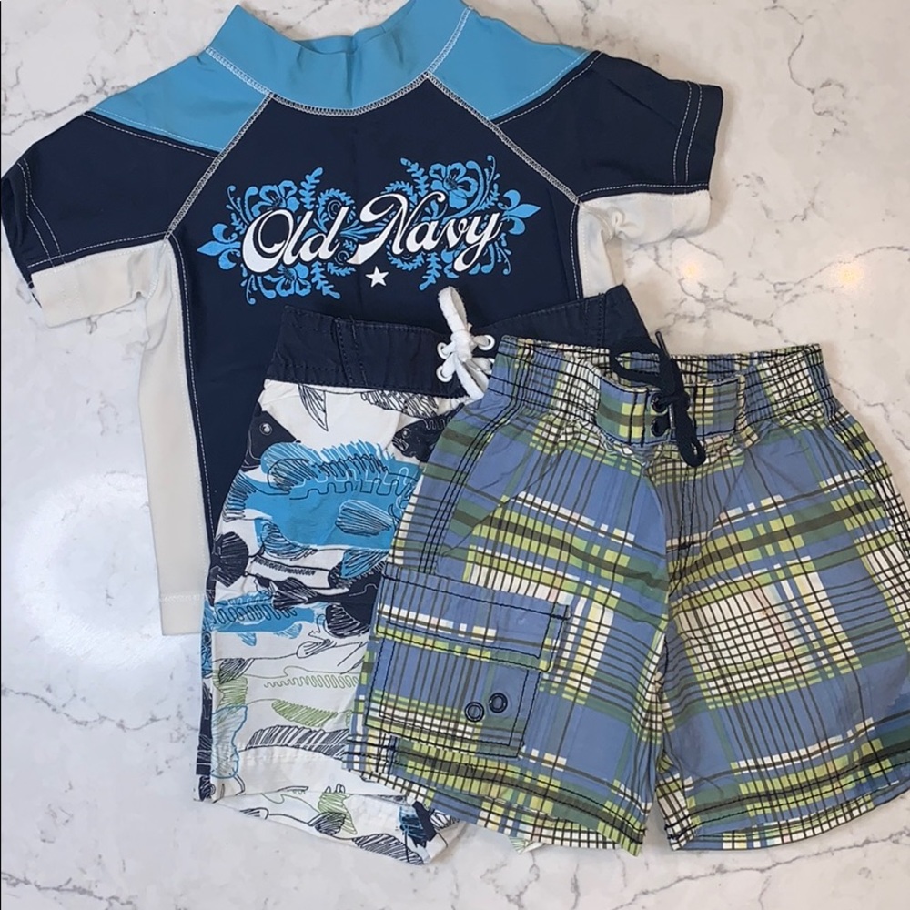 Boys bathing suits 6-12 months